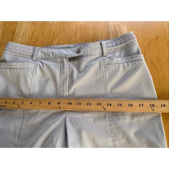 Crocodile Ladies Light Gray Pants Women’s Size S / 4–6 – Straight Leg Casual Tro - Picture 10 of 12